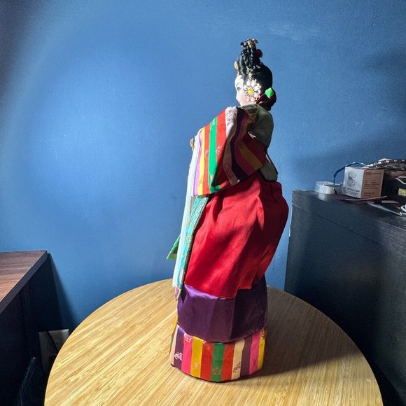 KOREAN SONOKONG HANBOK 18.5" Doll Royal Traditional Embroidery Wedding Bride - Picture 11 of 16